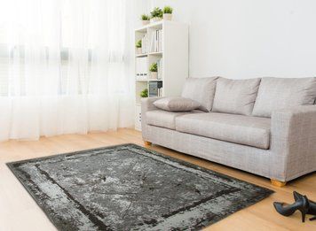 Турецький килим, сірий, бежевий 2x3, Optima 23448B GREY/GREY 2_3448B фото