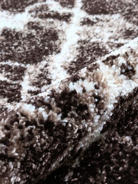Килимова доріжка джутова основа на відріз Espresso Beige / Dark Brown ширина 4 м К-Кор.мармур фото