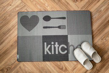 Килимок для кухні, ванної, на гумовій основі, не ковзний, Flex 133x195 см 19053-08 фото
